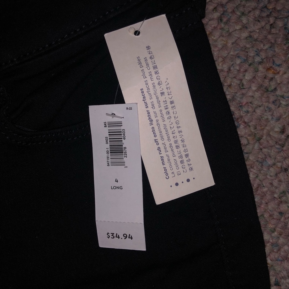 Black Skinny Jeans Women’s 4 Long - Picture 7 of 7